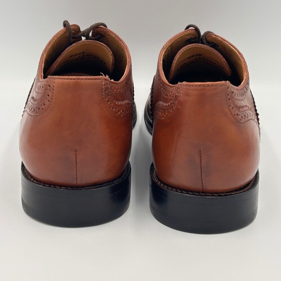 “346” Brooks Brothers Men\'s Dark Brown Leather Wingtip Loafers VTG Brooks Brothers “346” Mens 12 Brown Leather Lace-Up  main image 3